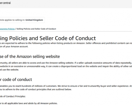 亚马逊销售政策更新